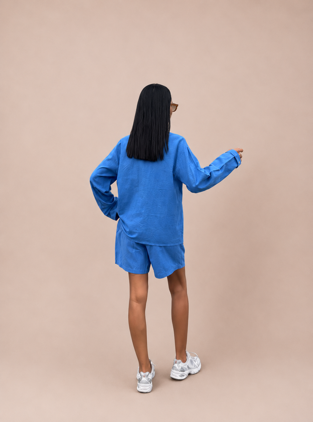Linen Shorts Set
