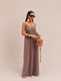 Soft Linen Maxi Dress