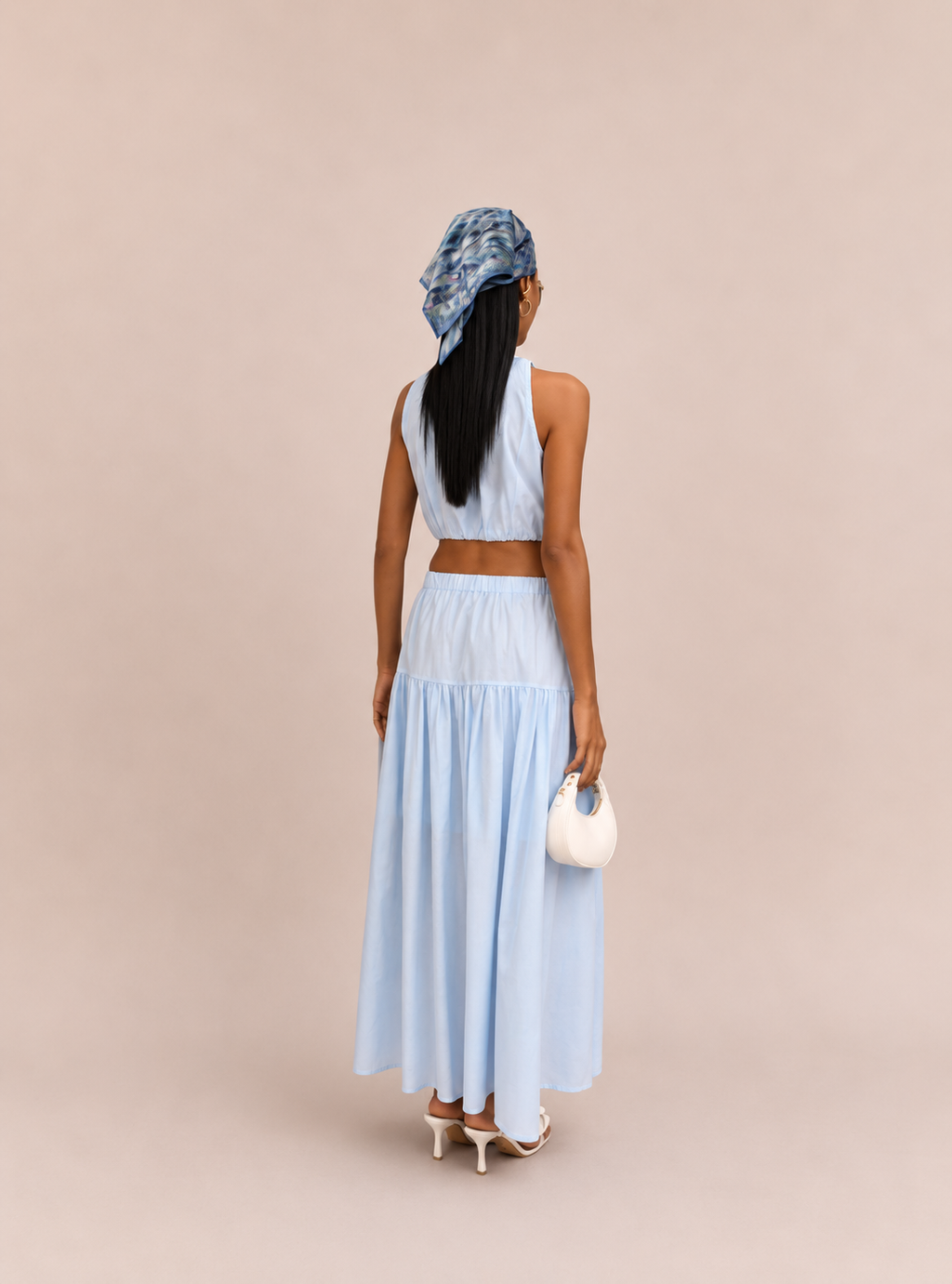 Crop Top & Maxi Skirt Set