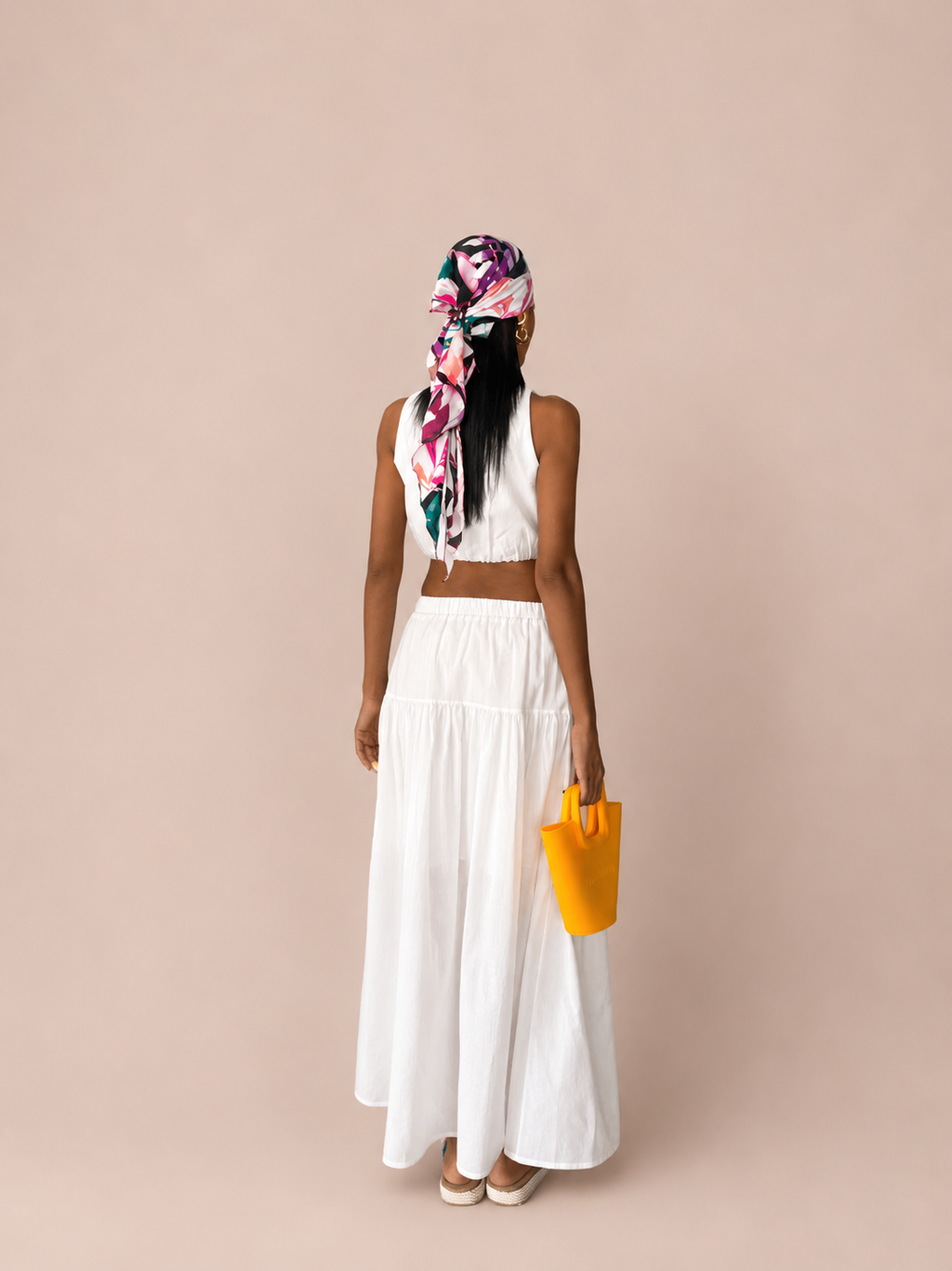 Crop Top & Maxi Skirt Set